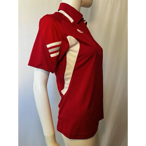 ADIDAS Men's Polo Shirt Red Short Sleeve Athletic S - Picture 3 of 9
